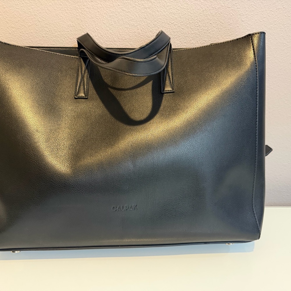 Calpak Black Laptop Bag - Picture 2 of 8